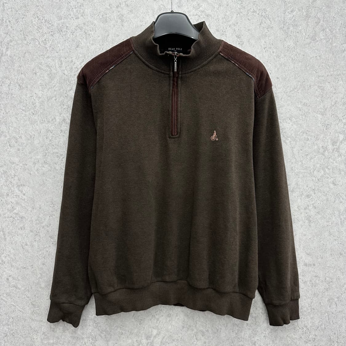 105 빈폴 남자 반집업 니트 상품이미지1