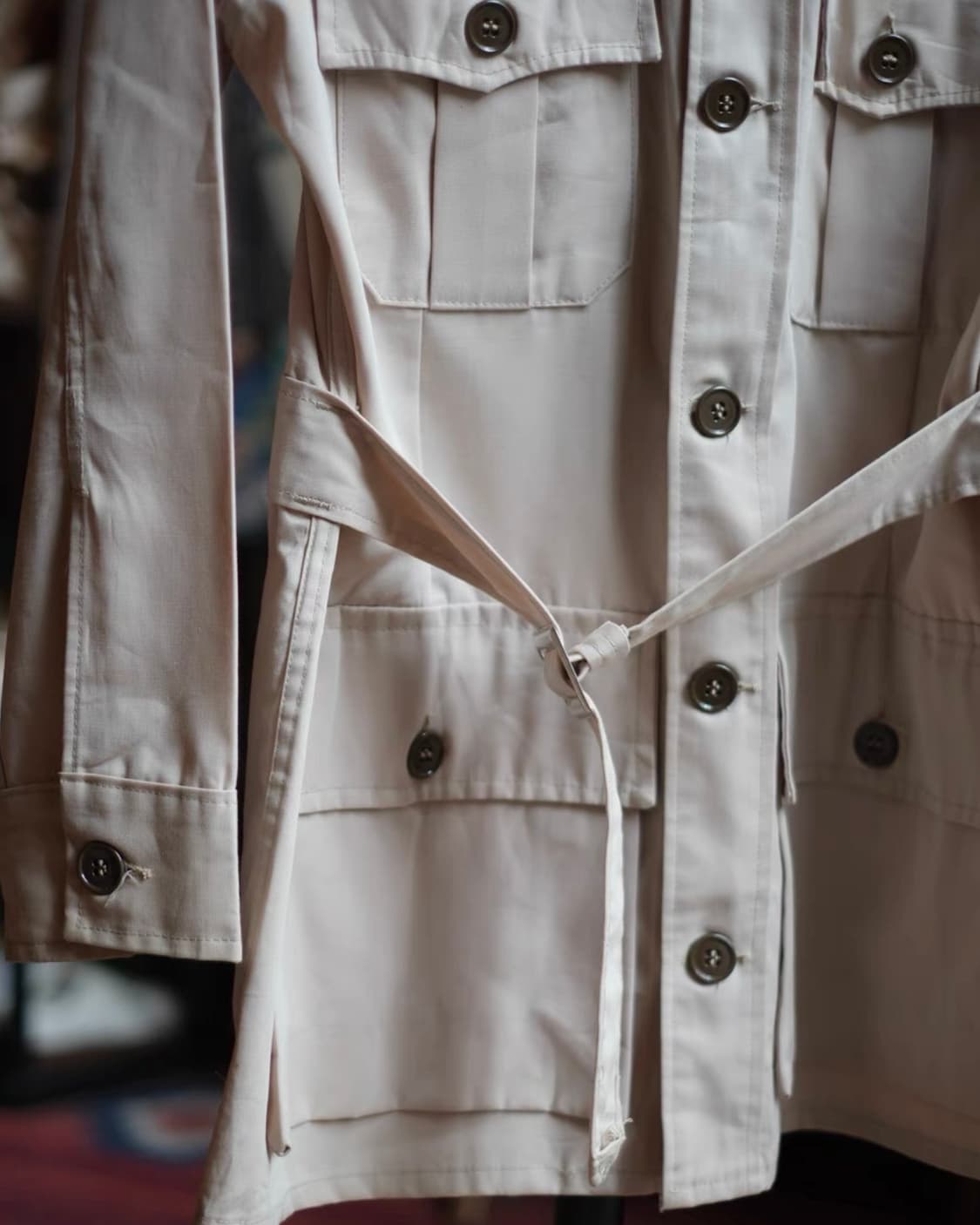 1960s 빈티지 헌팅 사파리 슈팅 자켓 상품이미지2