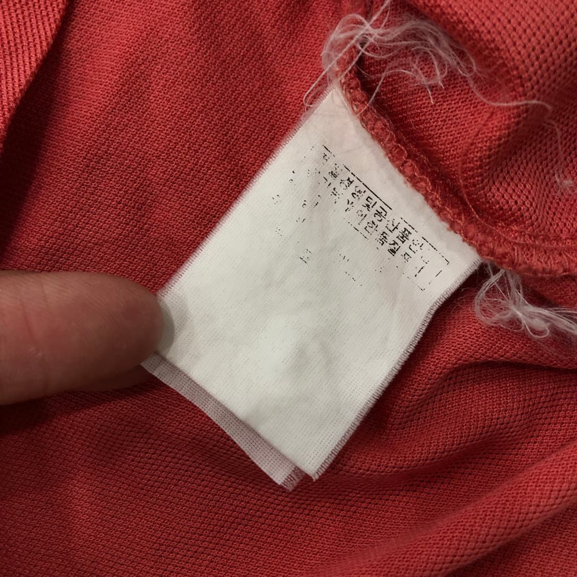 폴로 랄프로렌 포니 핑크 카라 PK 반팔 티셔츠 상품이미지4