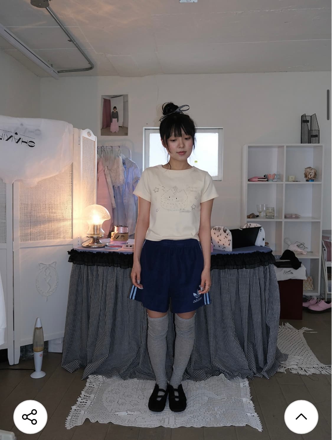 (새상품) 샤키리 Birthday kiri top 상품이미지2