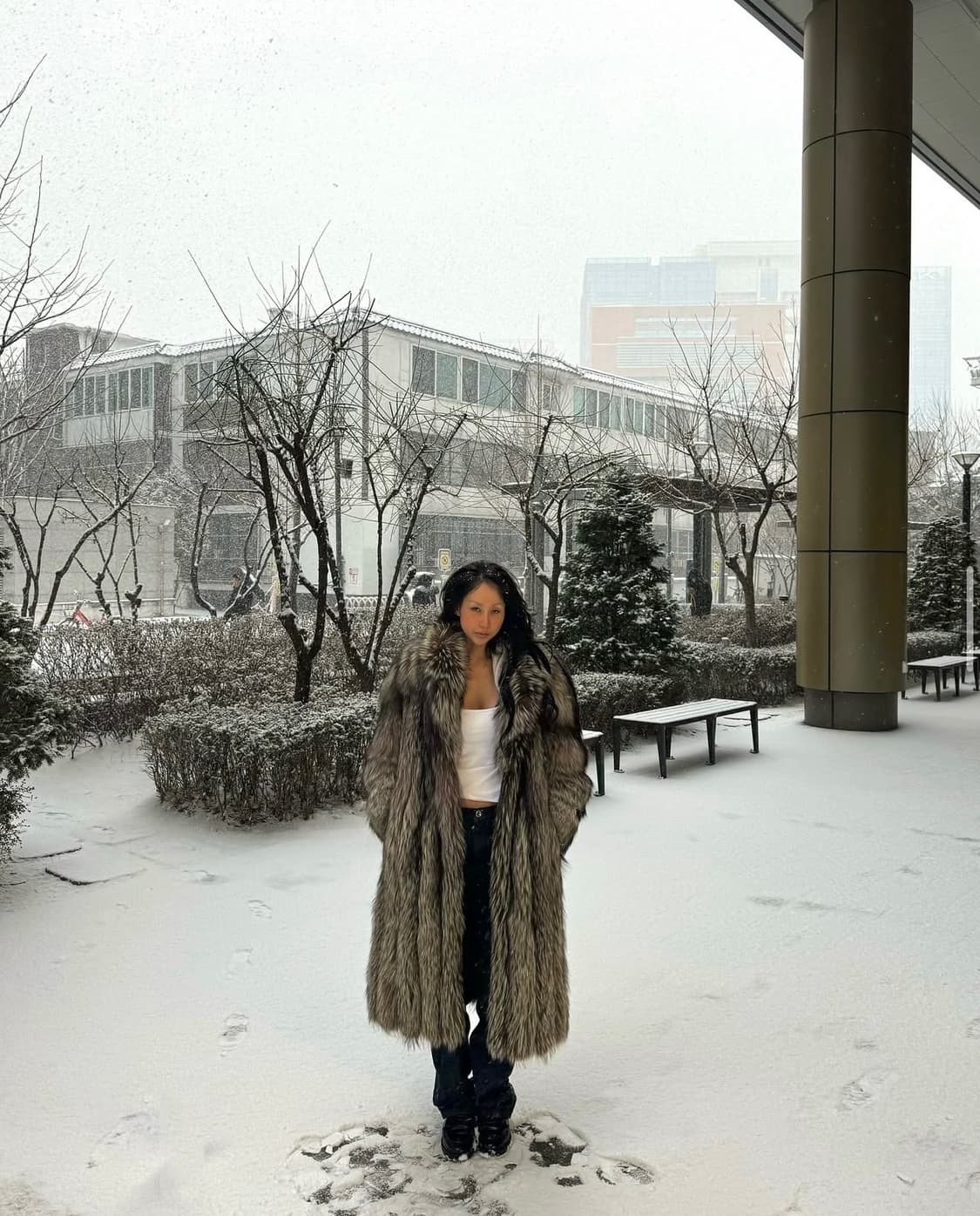 Saga fox fur 롱코트 상품이미지2