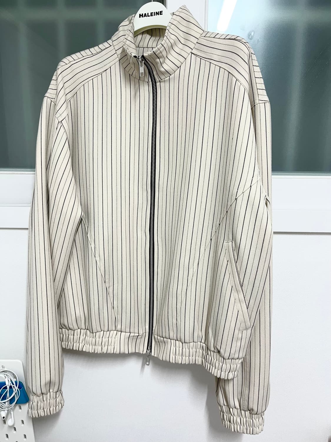 (1) HALEINE 트랙 자켓 - 크림 상품이미지1