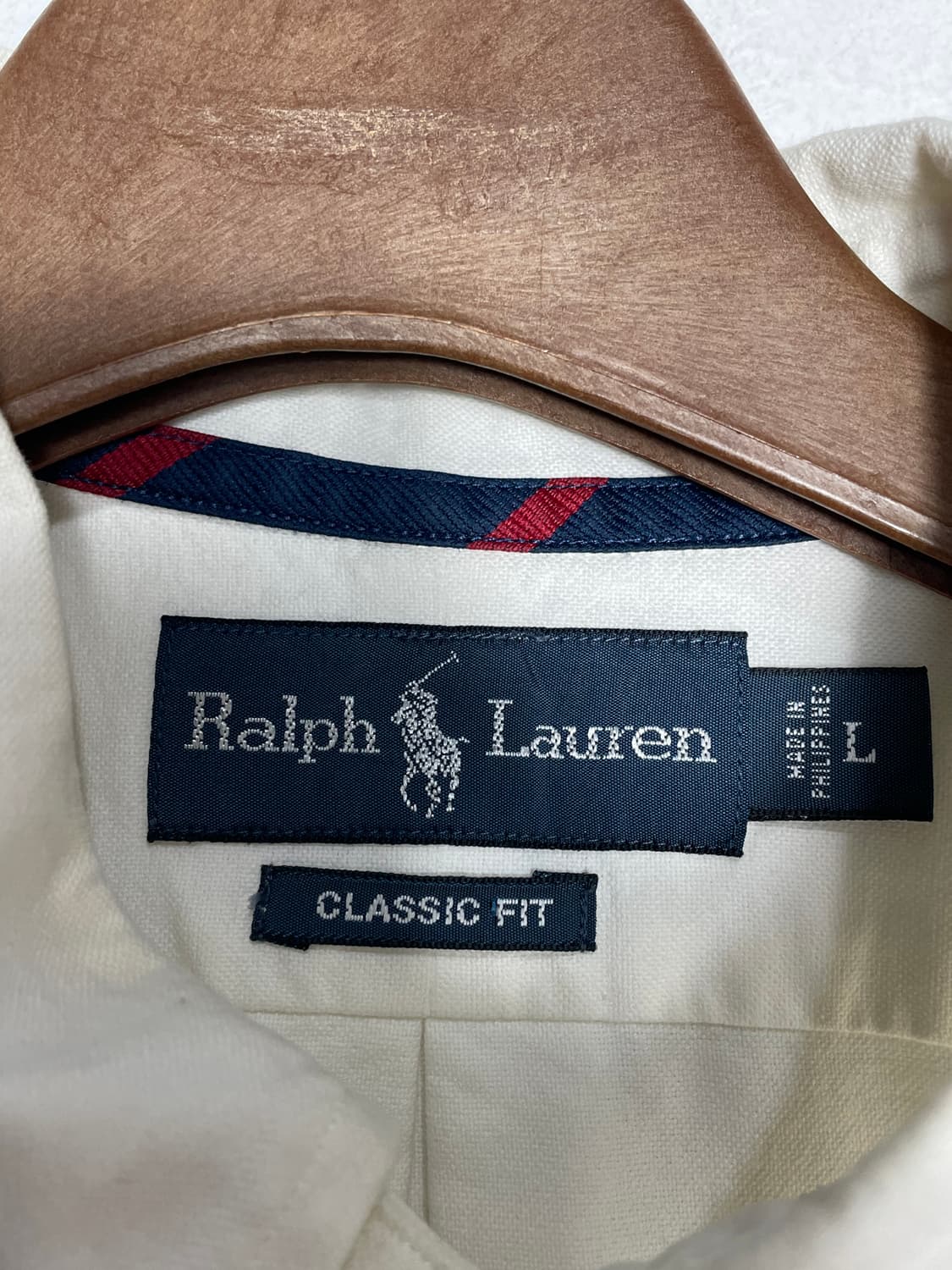 랄프로렌 옥스포드 화이트 셔츠 상품이미지2