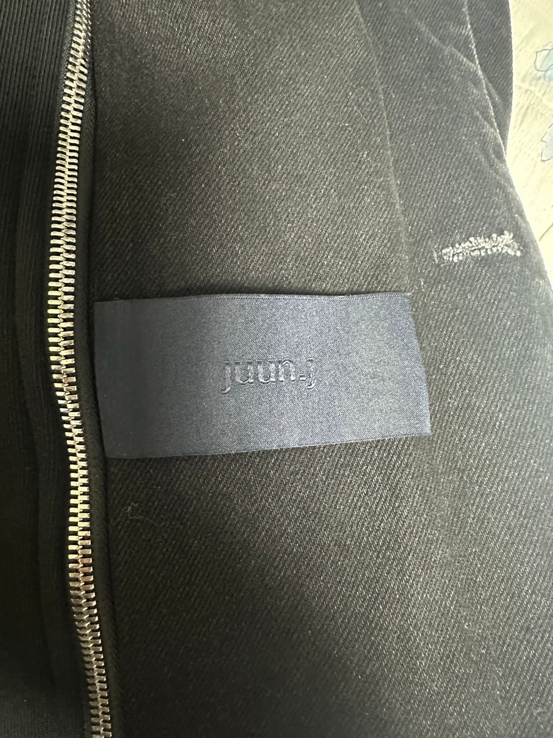 [준지] 데님 흑청 트러커 46사이즈 상품이미지4