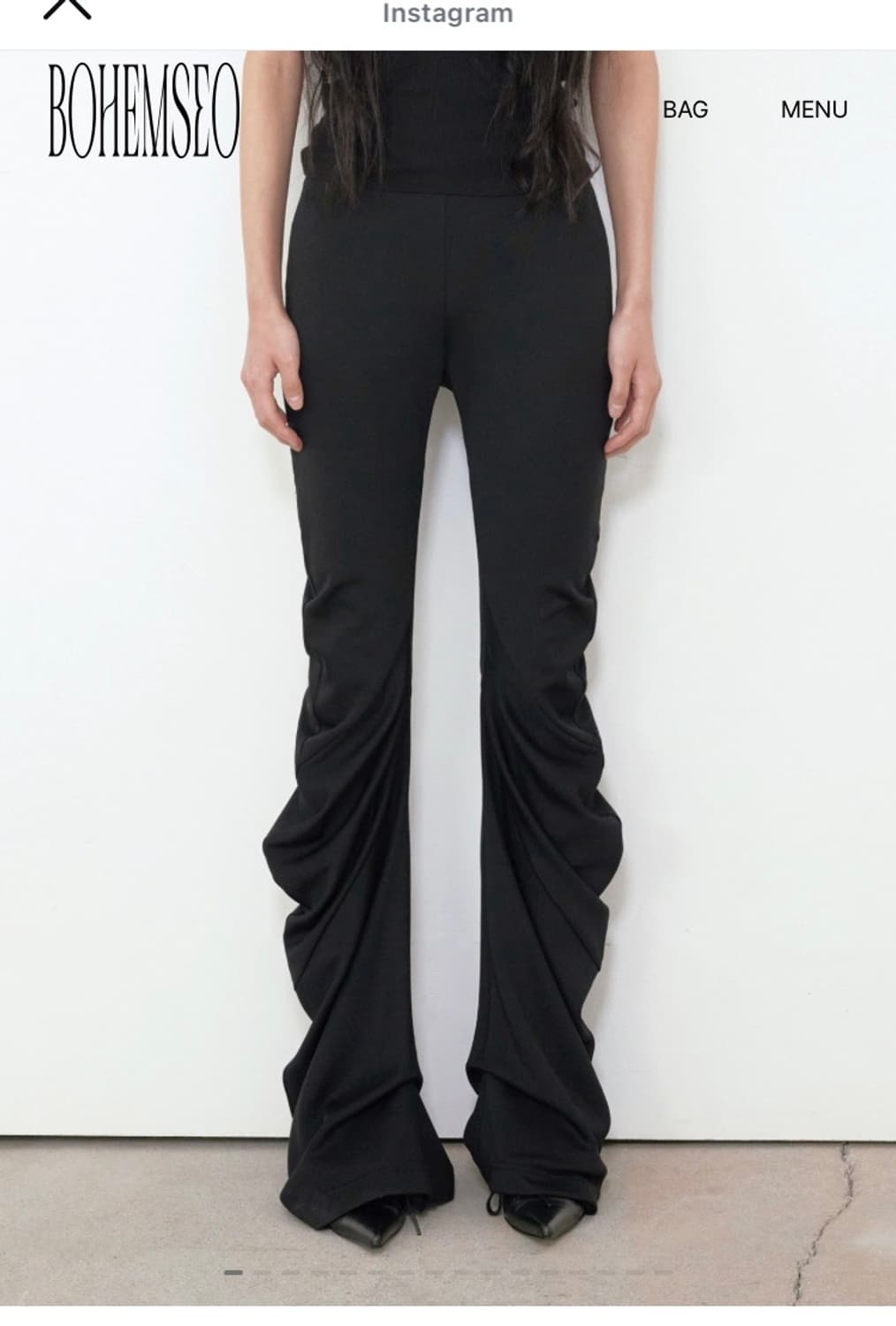 Bohemian seoul 드레이프 레깅스 상품이미지2