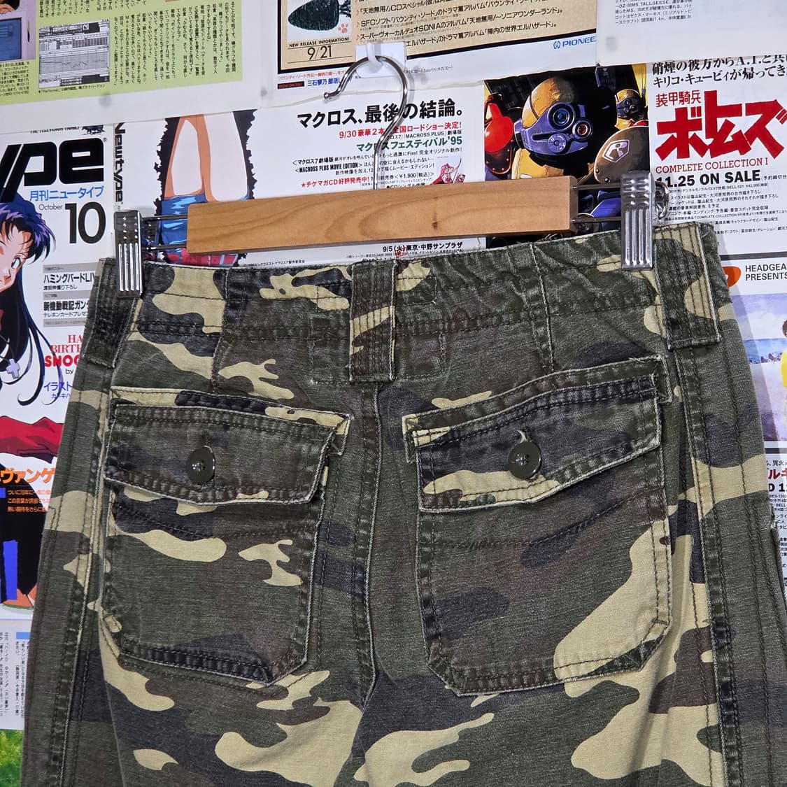 빈티지 카모 밀리터리 부츠컷 팬츠 상품이미지5