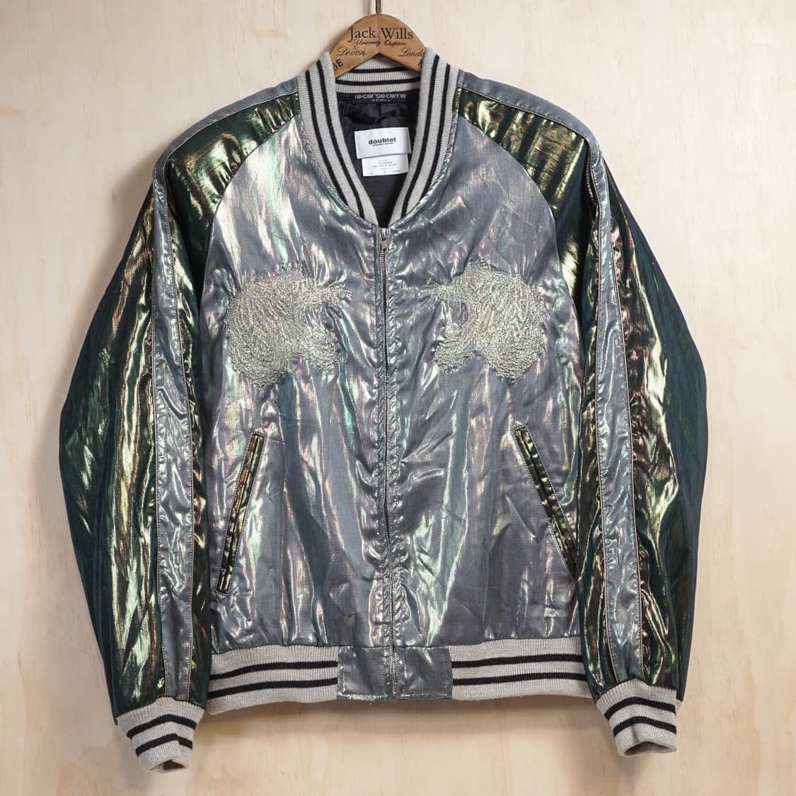 더블렛 홀로그램 수베니어 봄버자켓 상품이미지3