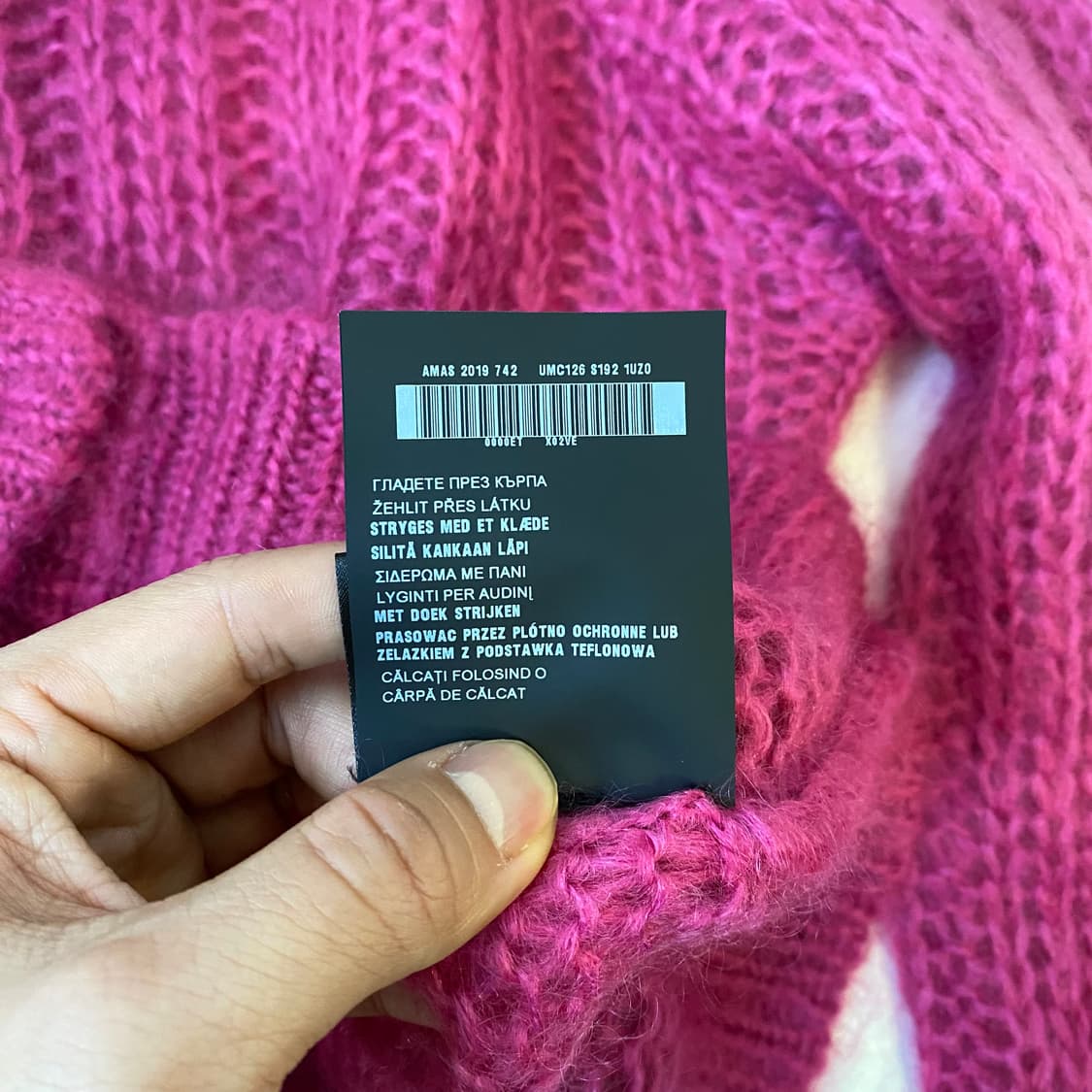 [46] 프라다 가디건 니트 스웨터 핑크 상품이미지7