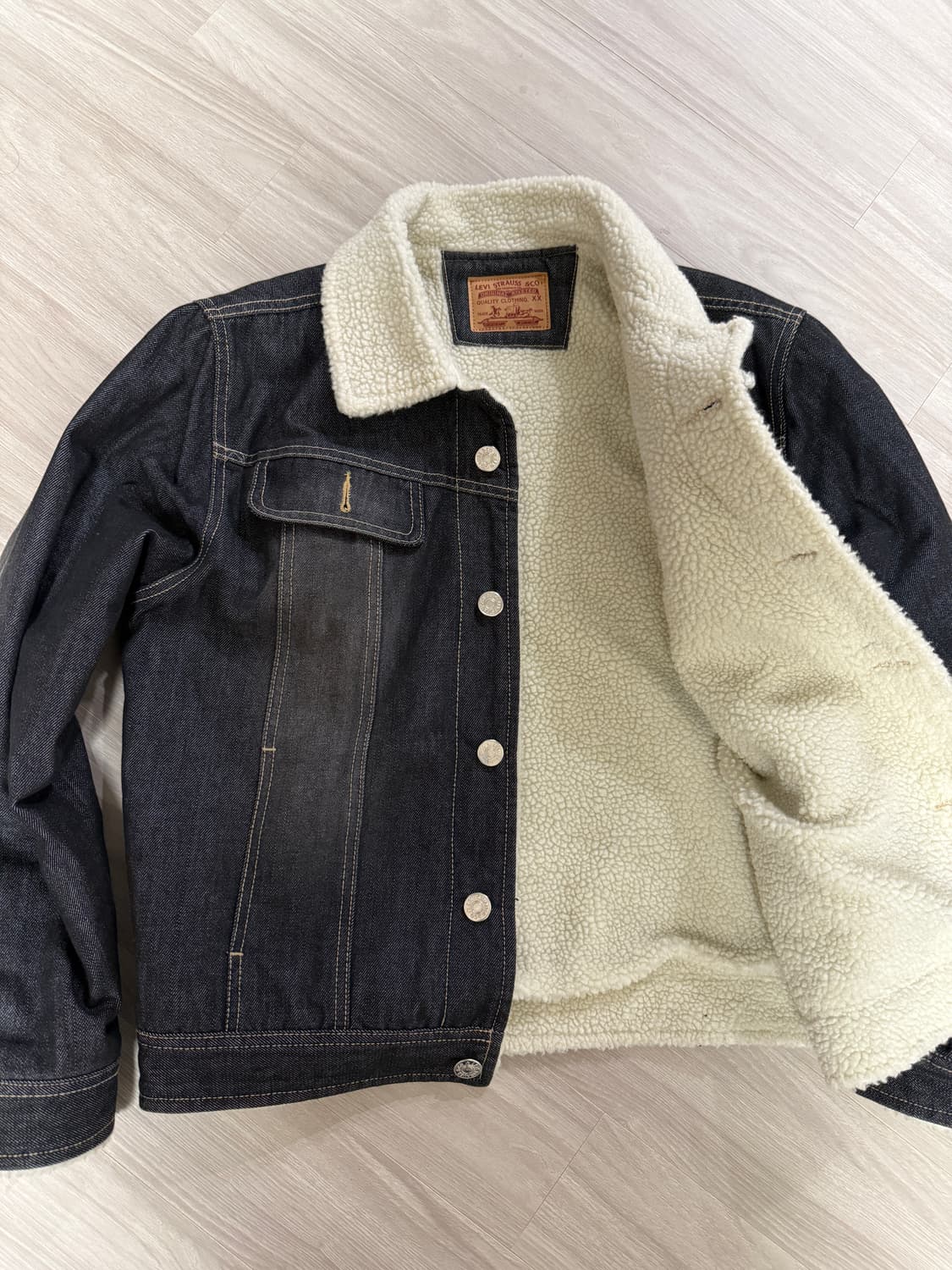 리바이스 쉐르파 데님 트러커 자켓 상품이미지2