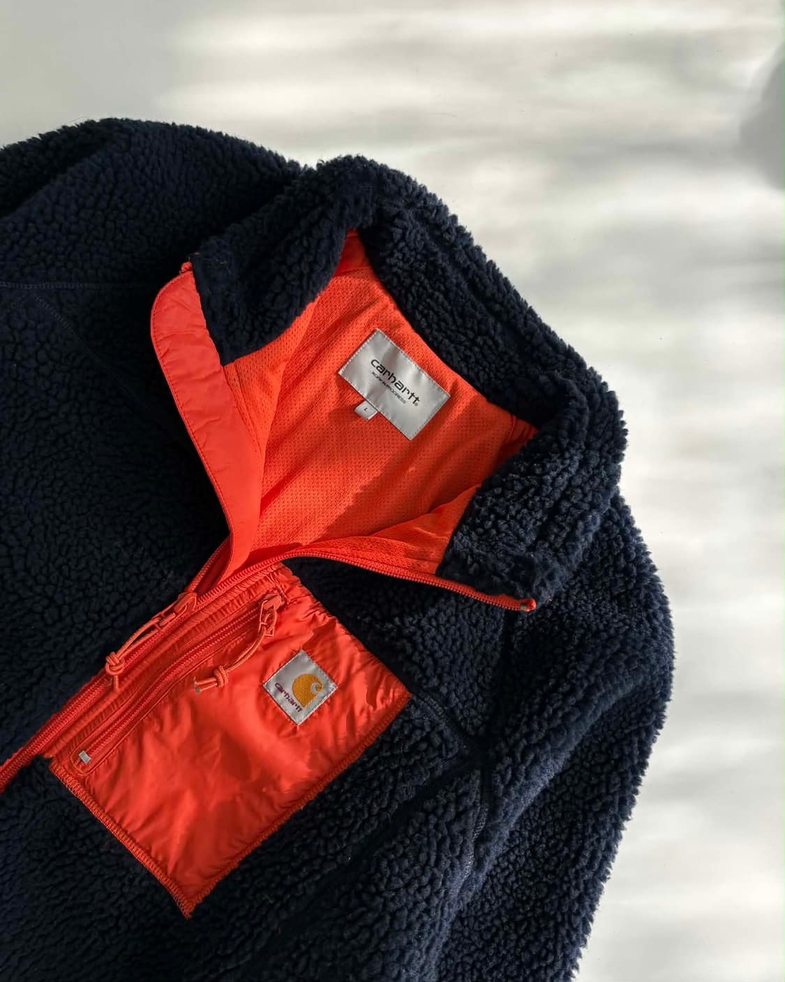 [L] 칼하트 wip 스카웃 쉐르파 플리스 자켓 상품이미지7