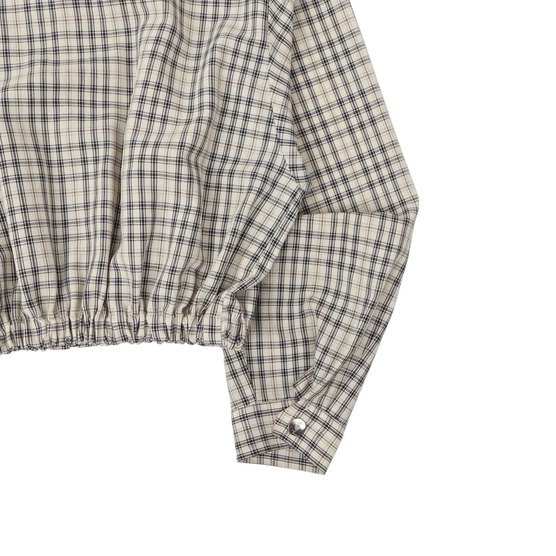 입생로랑 체크 크롭 블루종 자켓 상품이미지7