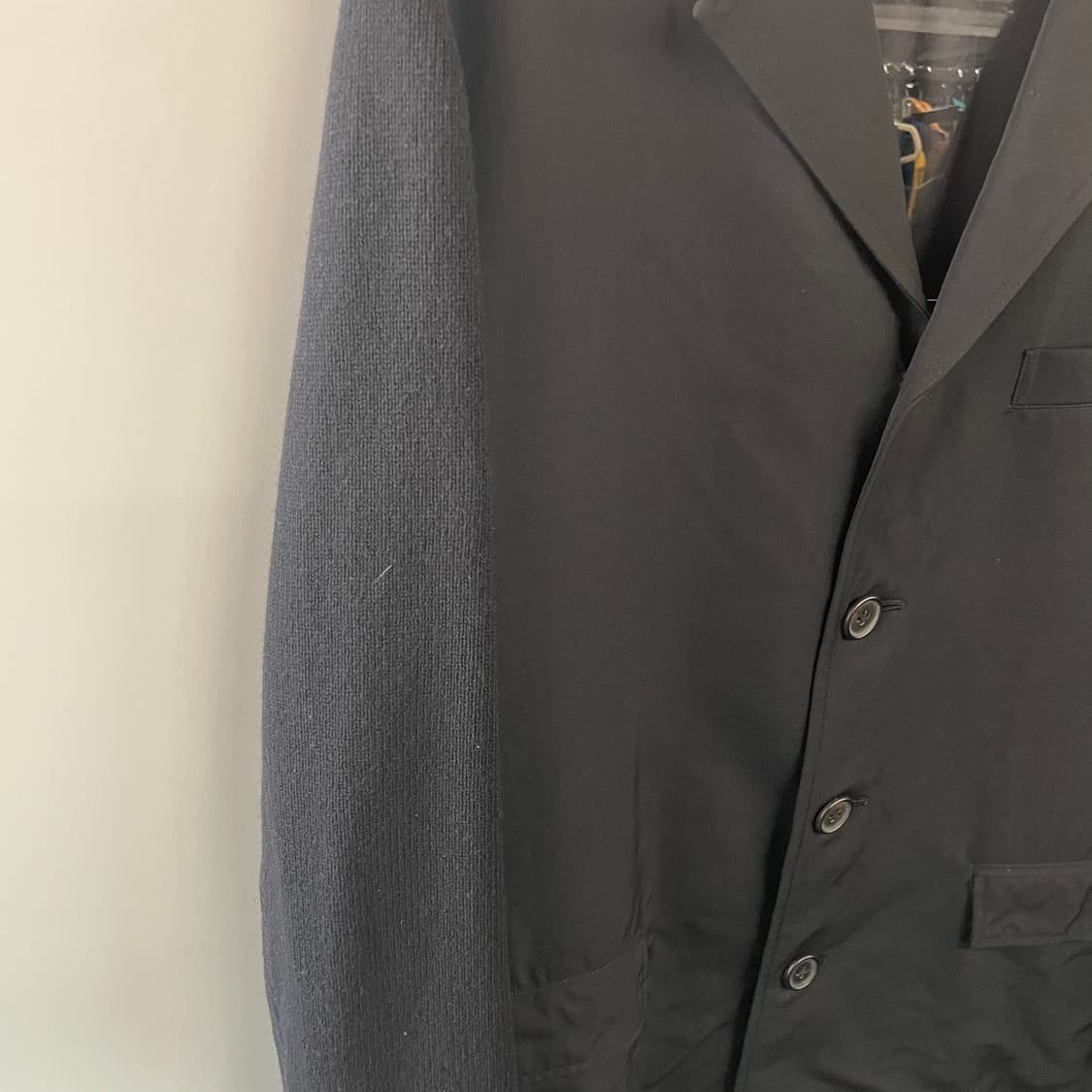 요지야마모토 니트 슬리브 블레이저 자켓 상품이미지4