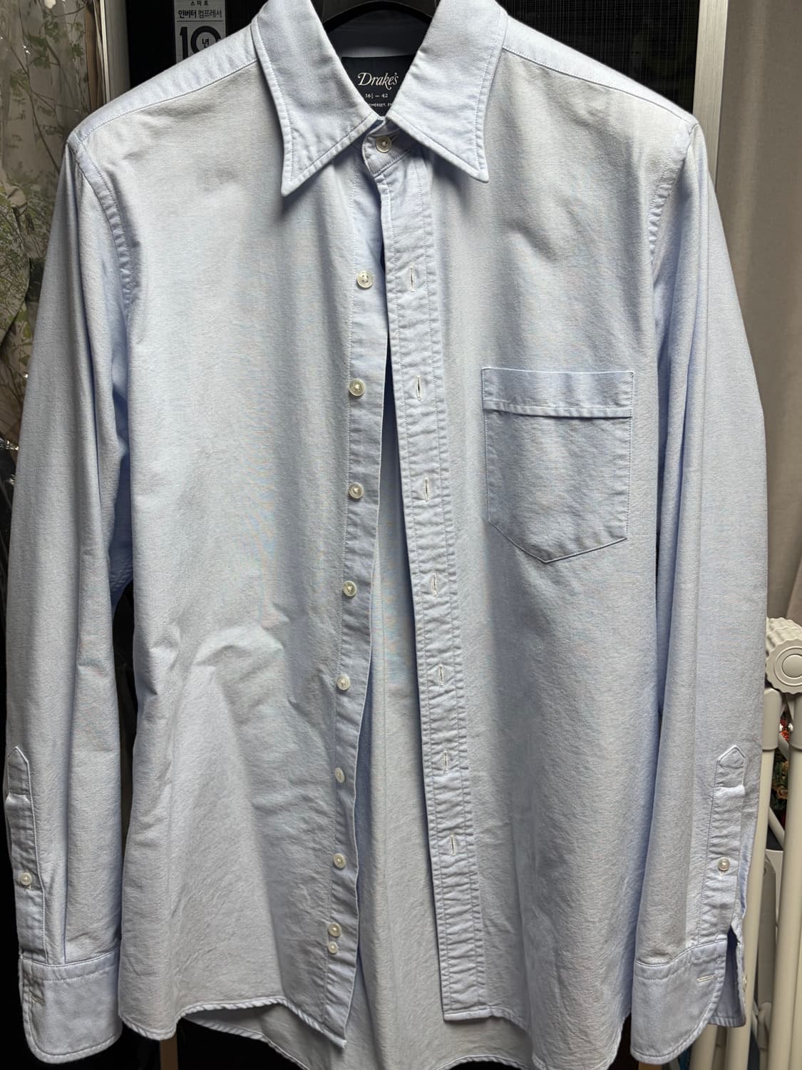 드레익스 옥스포드셔츠 블루 42 상품이미지1