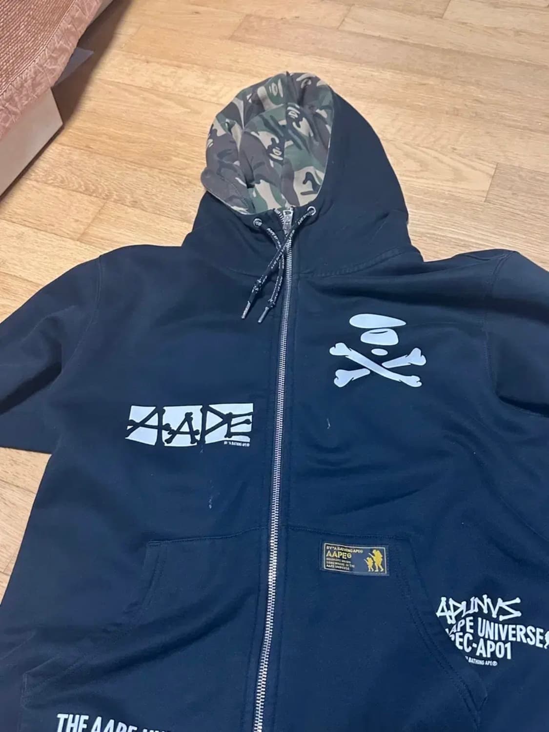 에이프 후드집업 판매 상품이미지1