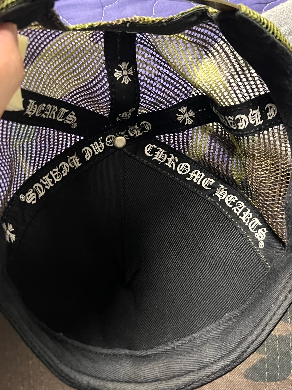 크롬하츠 FUCK 할리우드 캡 카모 상품이미지3