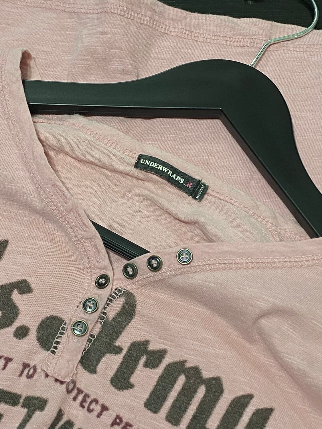 Underwraps 빈티지 레터링 롱슬리브 상품이미지6