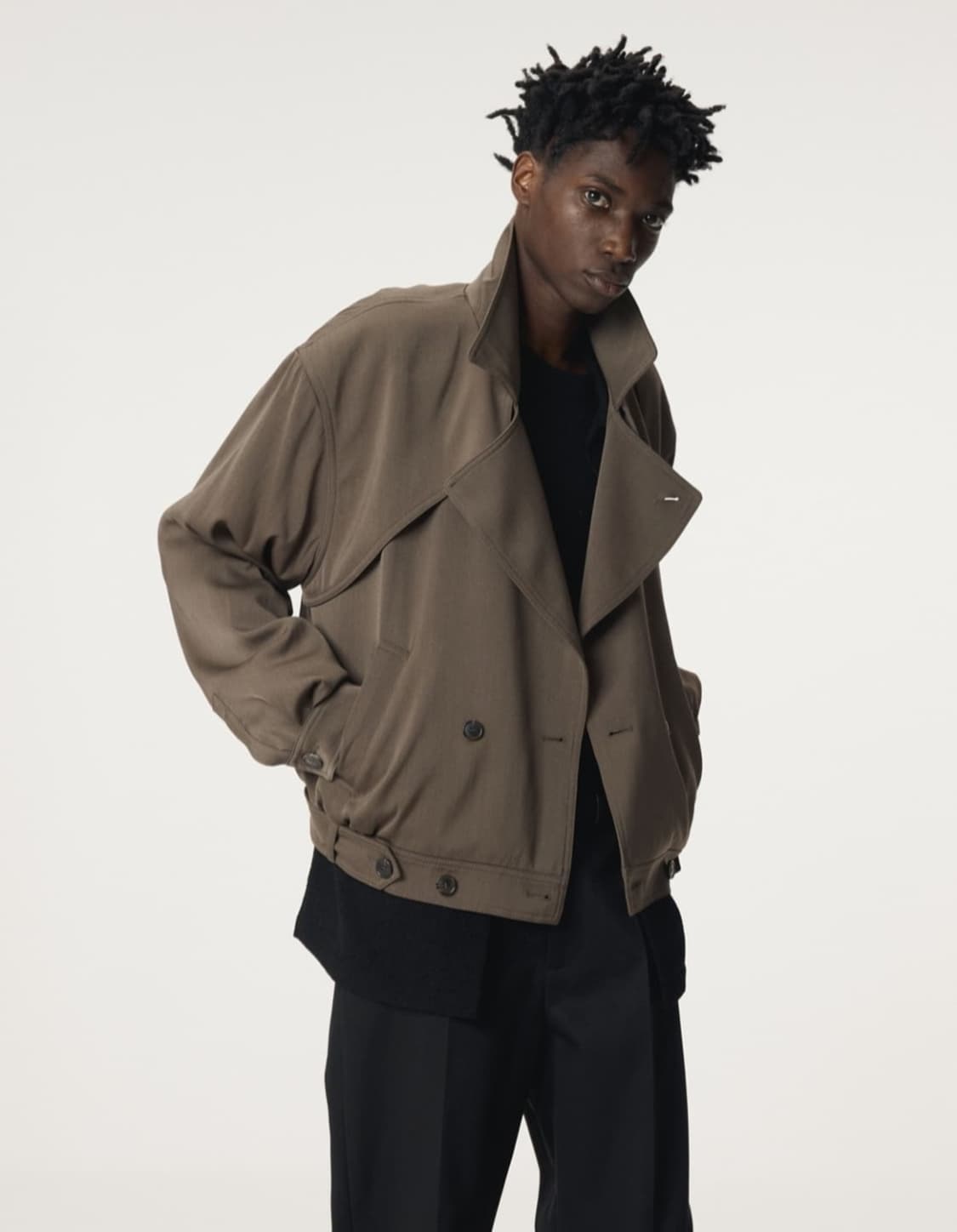 [M] 렉토 하프트렌치 자켓 상품이미지2