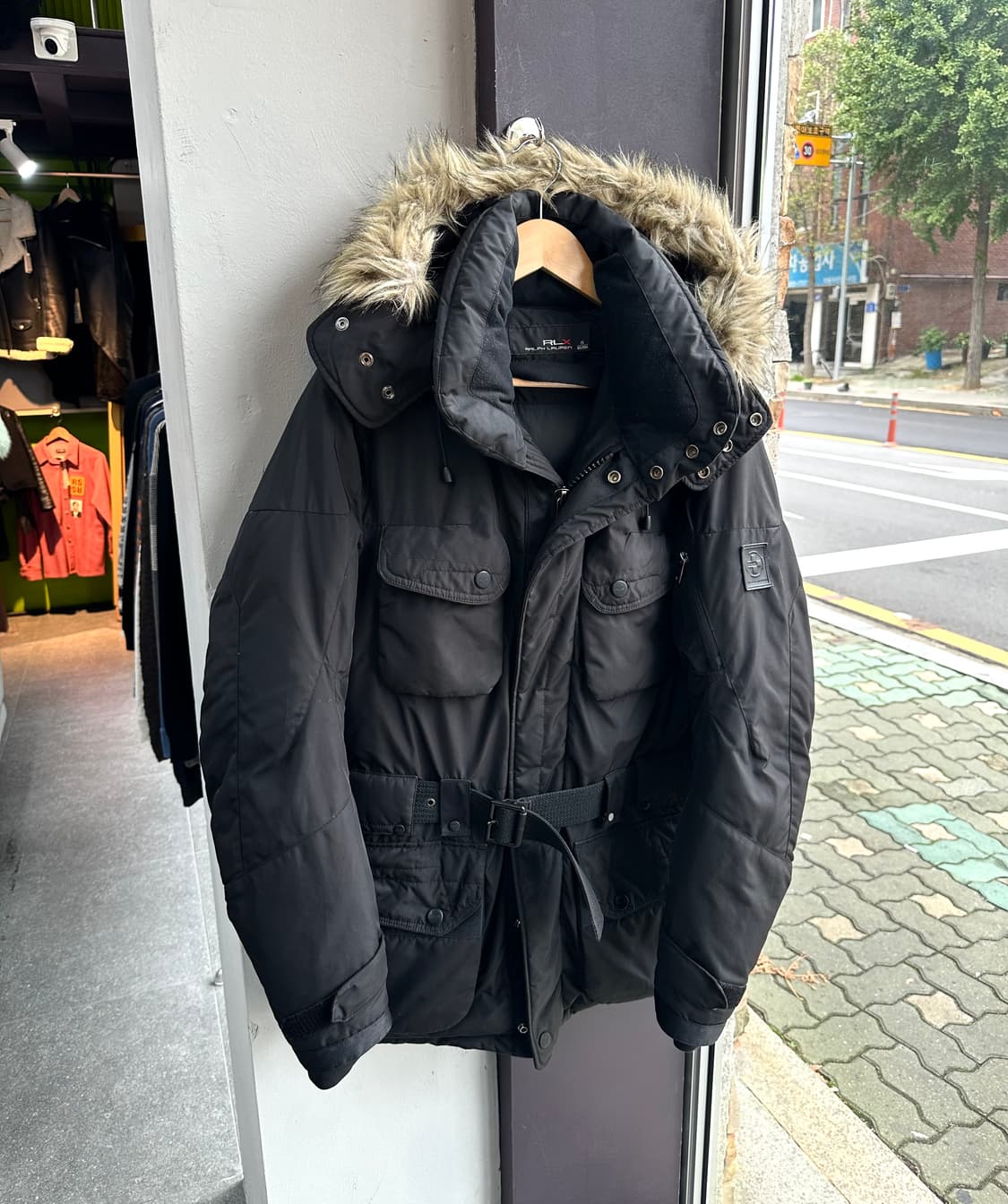 XS/ 폴로 랄프로렌 로버다운 벨티드 패딩 상품이미지2