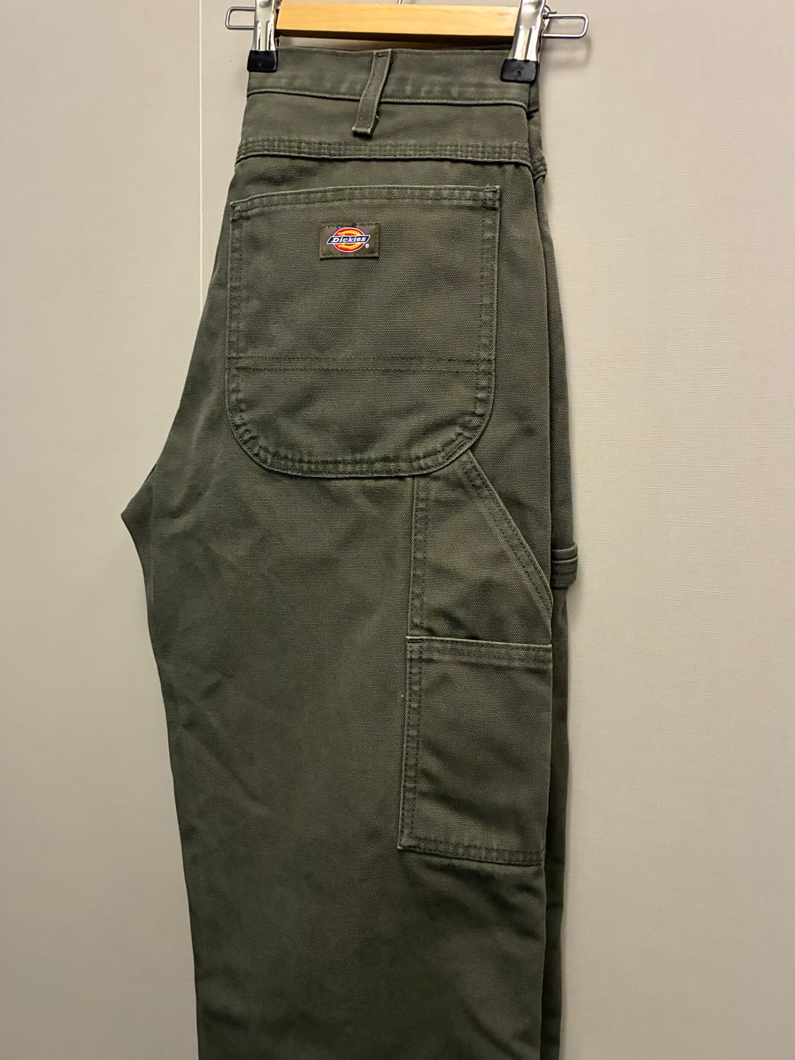 (31~32)디키즈 덕 캔버스 싱글니 카펜터 워크팬츠 카키 상품이미지10