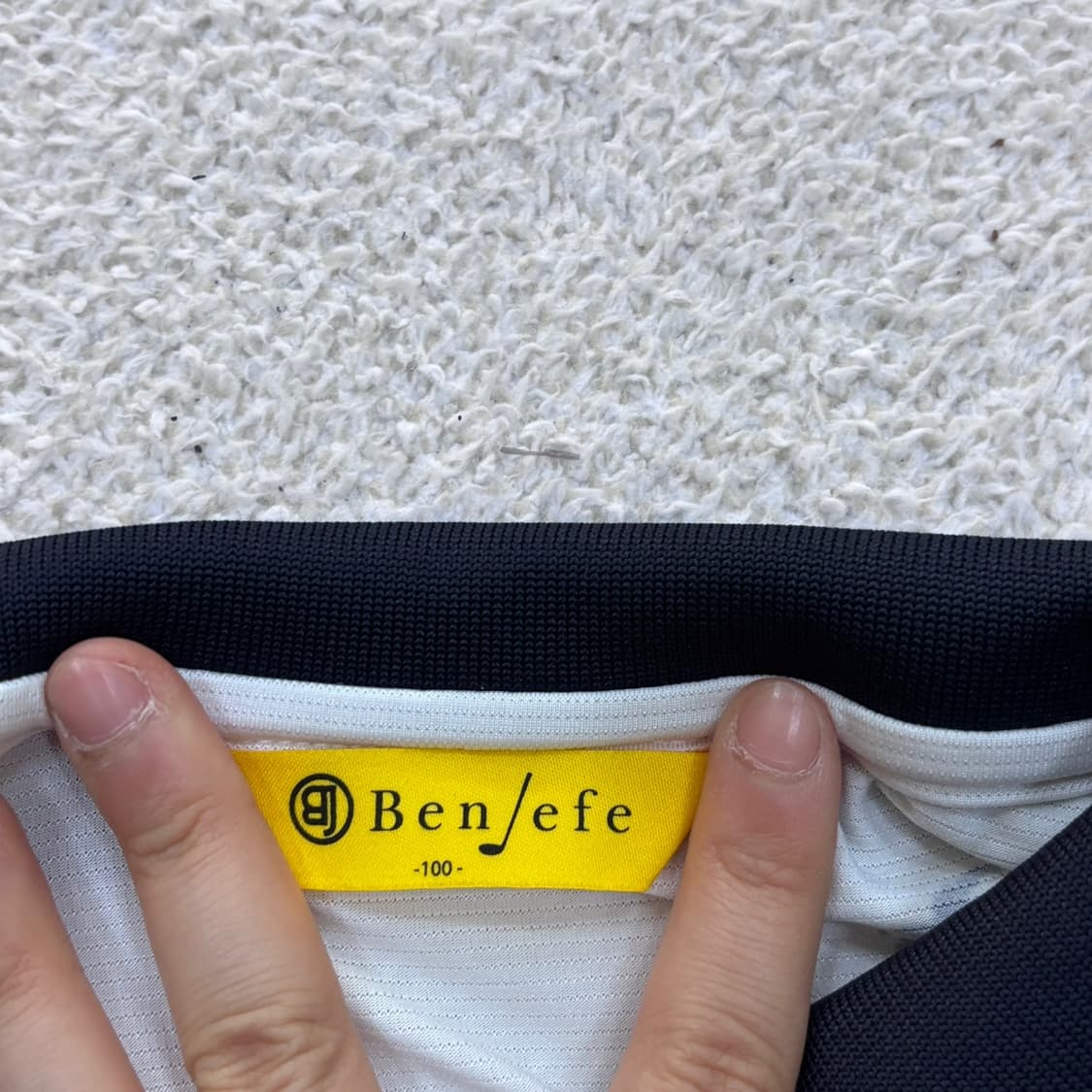 100 벤제프 반팔 카라 티셔츠 0407E1 상품이미지3