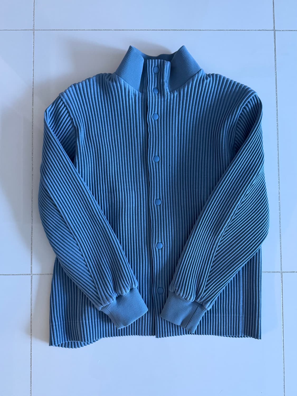 옴므플리세 커지 하이넥 자켓 상품이미지4