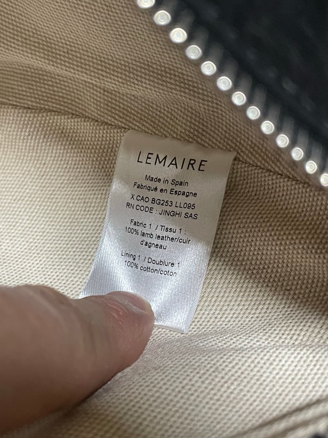 르메르 크루와상백 블랙 스몰  상품이미지7