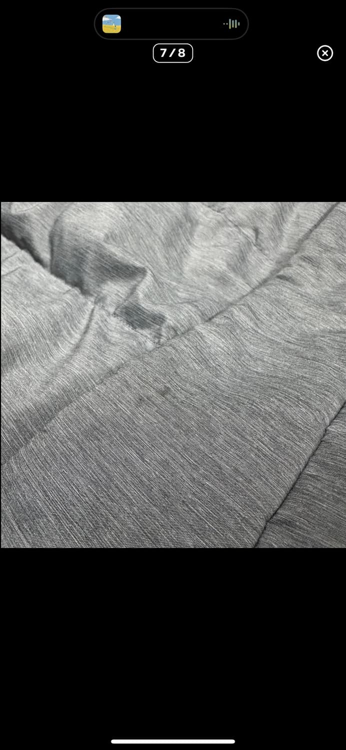  (바배) 리복 빅로고 그레이 롱 패딩 상품이미지7