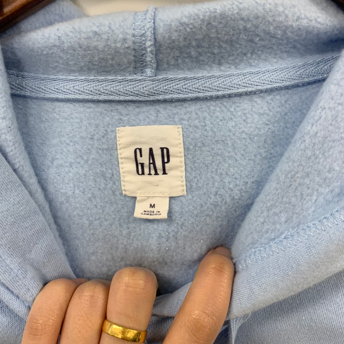 Gap 갭 스카이블루 후드티 상품이미지6