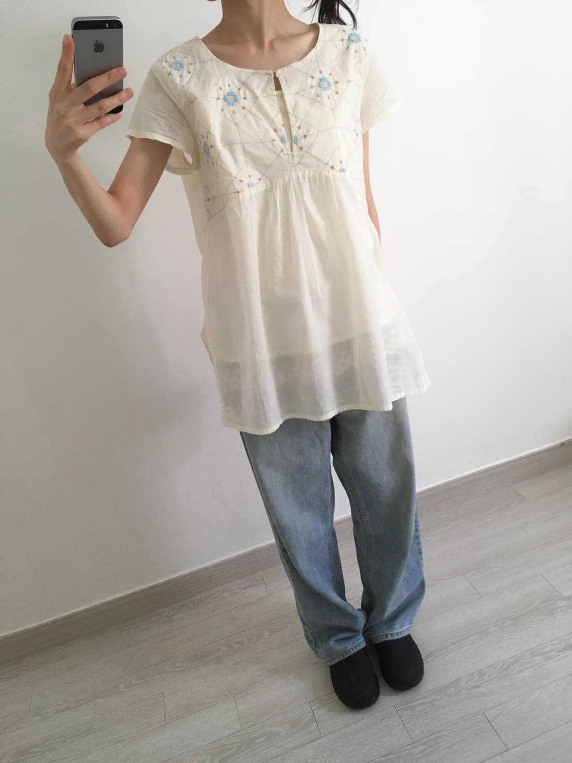 baby embroidery top 상품이미지6