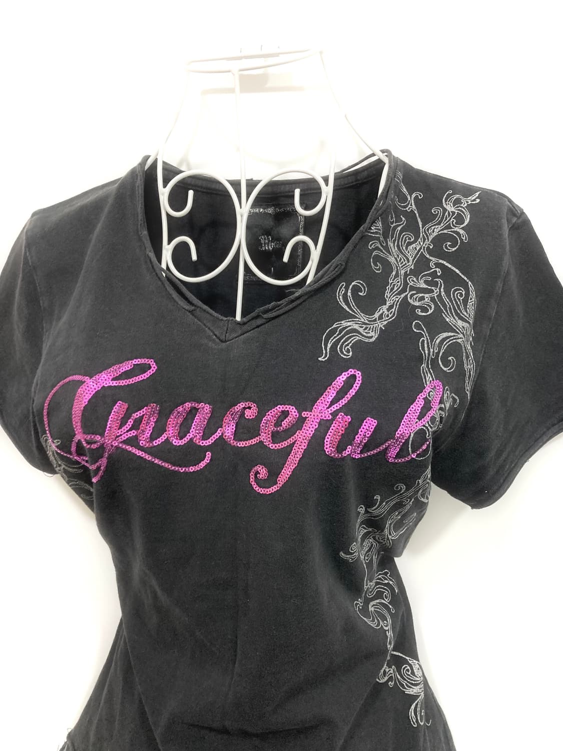 spangle lettering short sleeve 상품이미지2