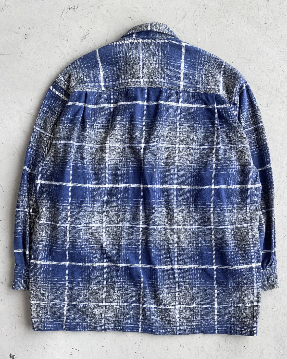 Caspi 투포켓 플란넬 체크 풀오버 하프 집 셔츠 상품이미지6