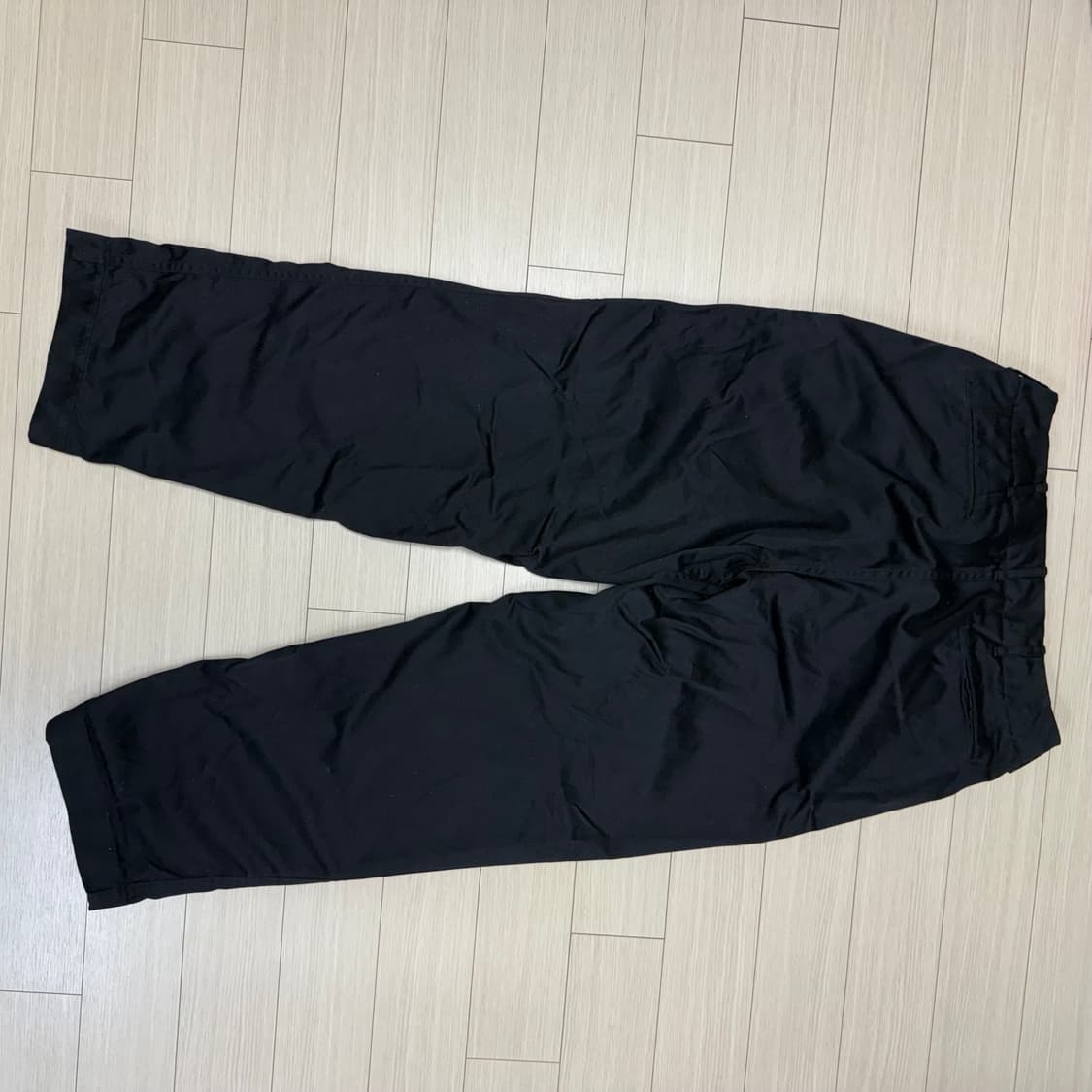 나나미카 와이드 치노팬츠 블랙 32 상품이미지1