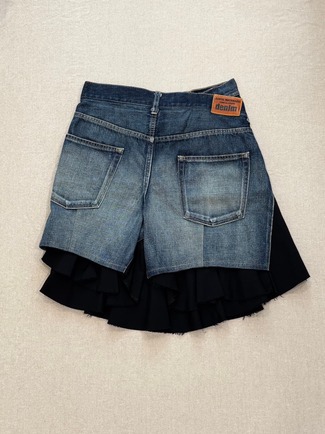 준야와타나베 12ss 레이어드 데님 스커트 상품이미지3