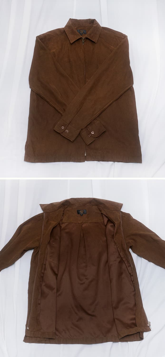 MCM 오리지널 벨벳 스웨이드 집업 셔츠 자켓 (95-100) 상품이미지3