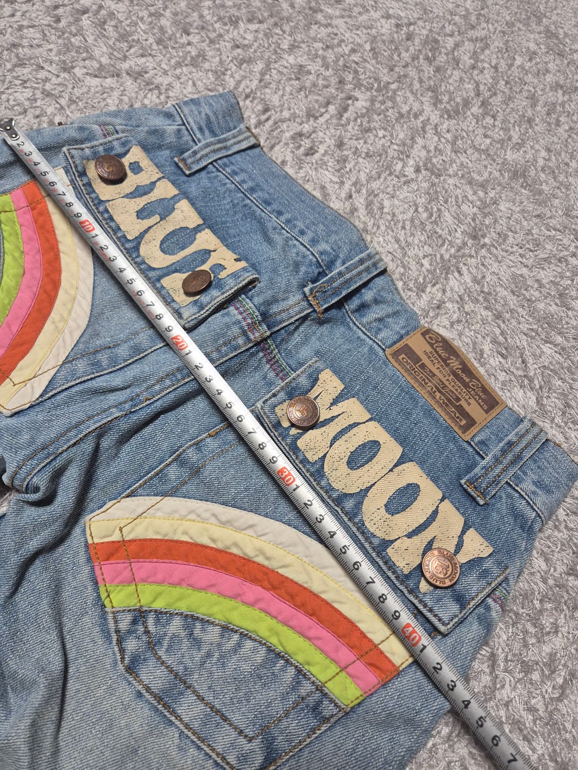 블루문블루데님반바지 청반바지 상품이미지7