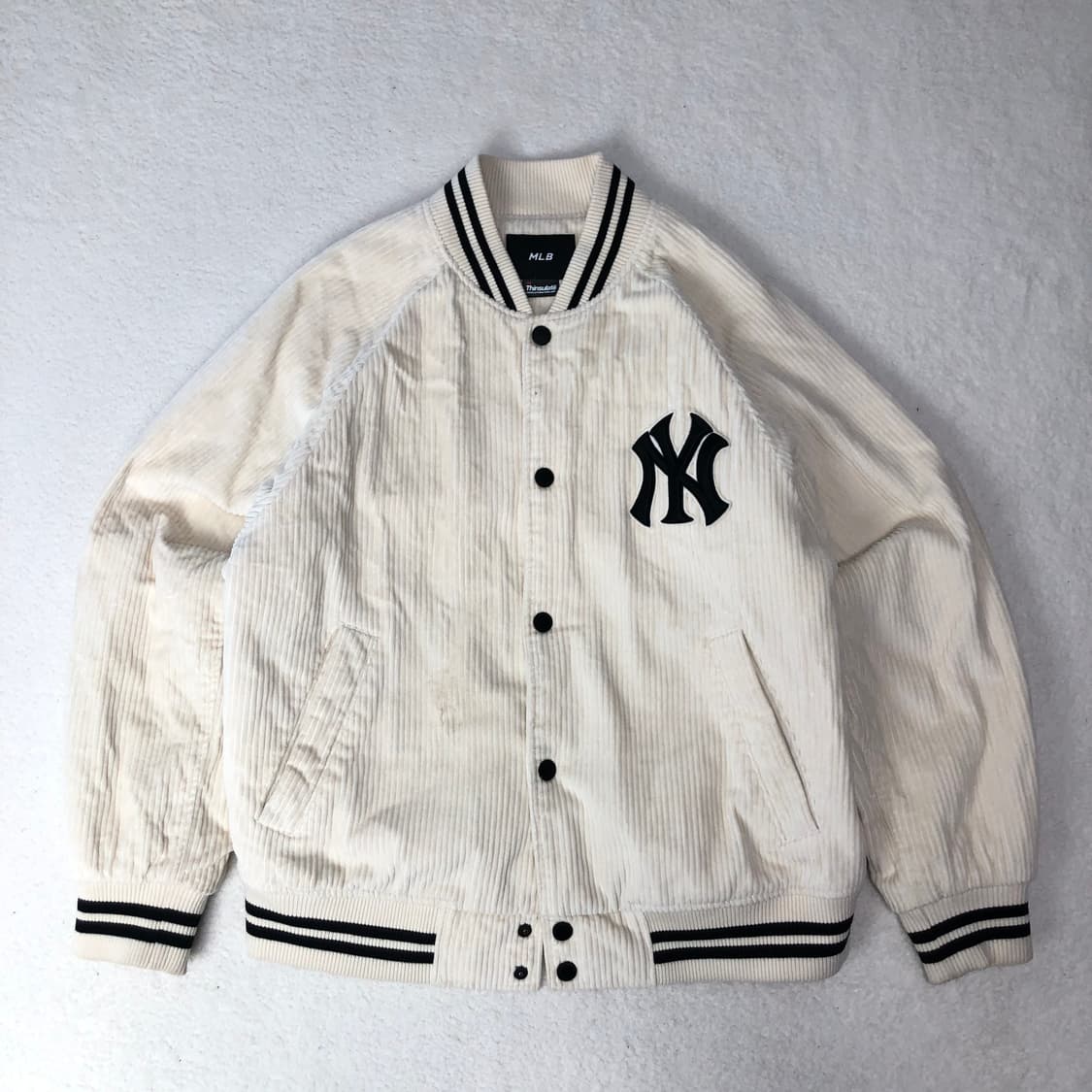 MLB 뉴욕양키즈 코듀로이 바시티 자켓 상품이미지1