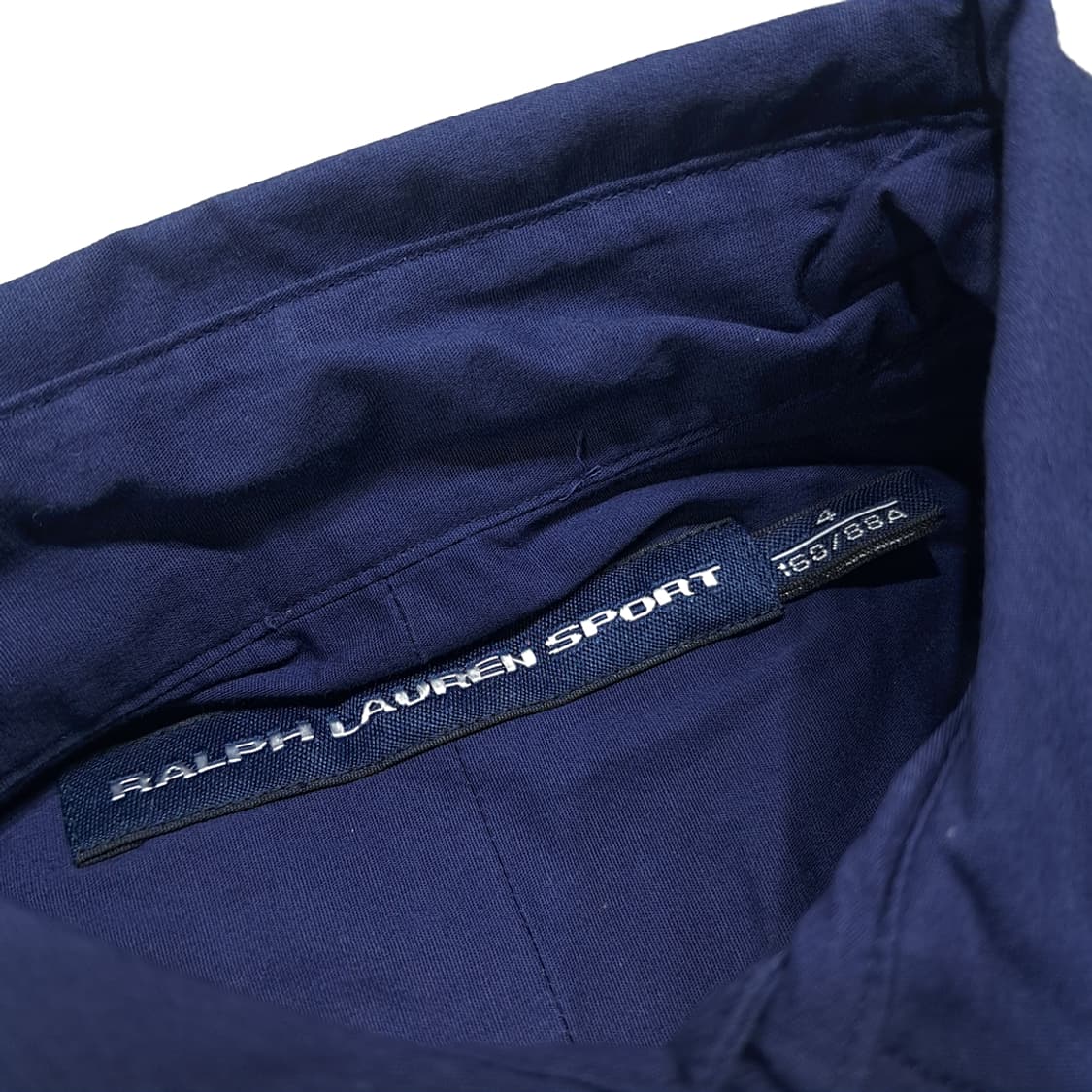 CL415 L 폴로 00s 코튼 엘라스틴 크레스트자수 네이비 셔츠 남방 상품이미지3