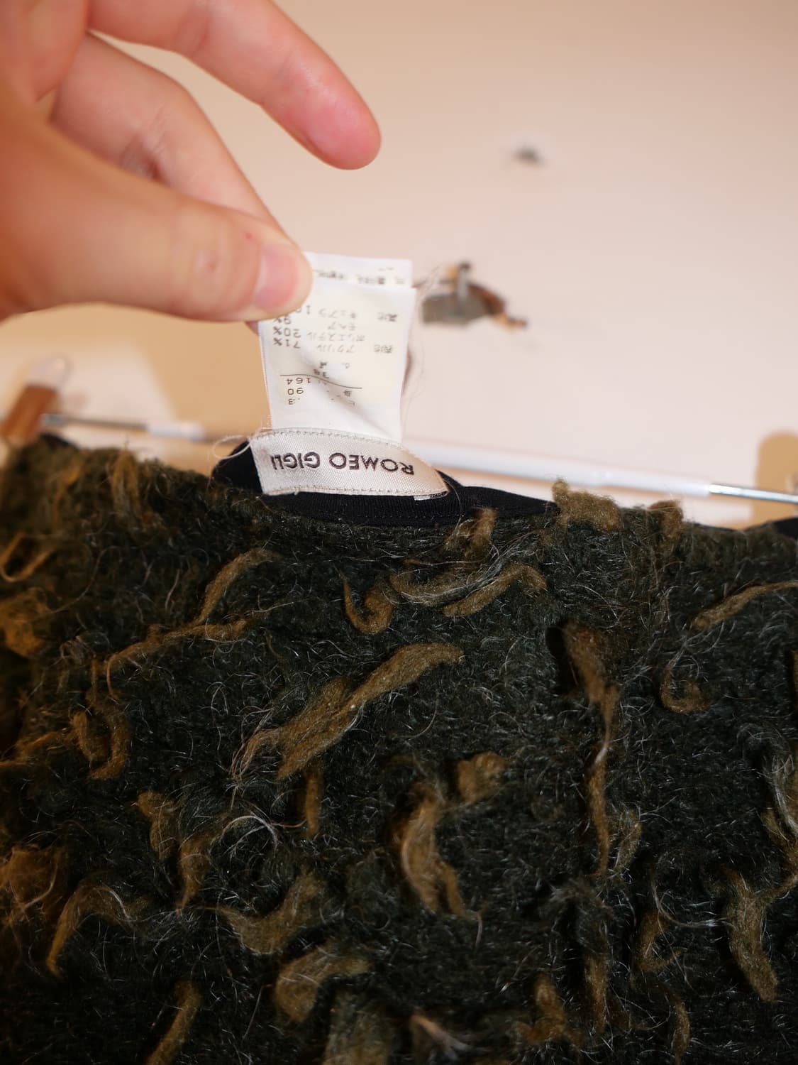 Romeo Gigli mohair skirt 상품이미지3