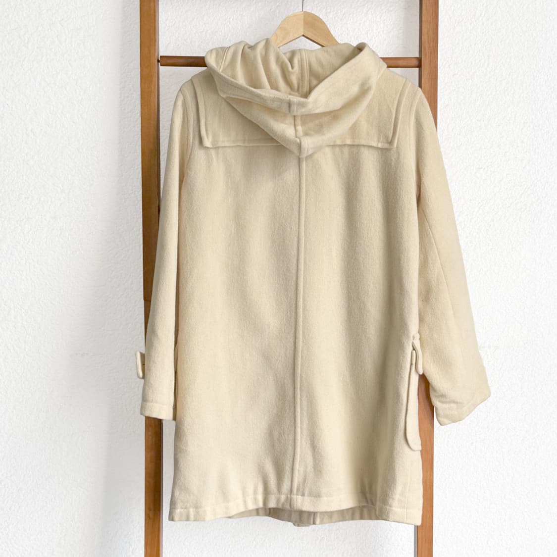 시로이 골목 더플 후드 코트 상품이미지6