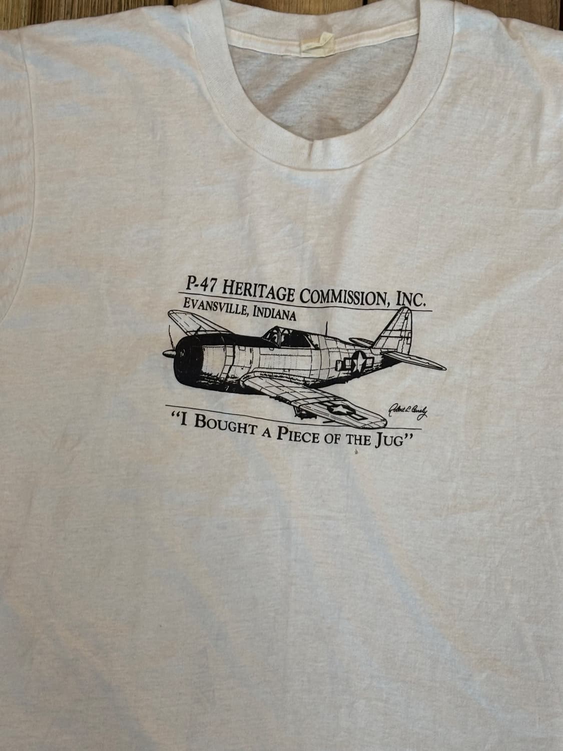 80s P-47 Heritage Commission USAF 싱글스티치 상품이미지4