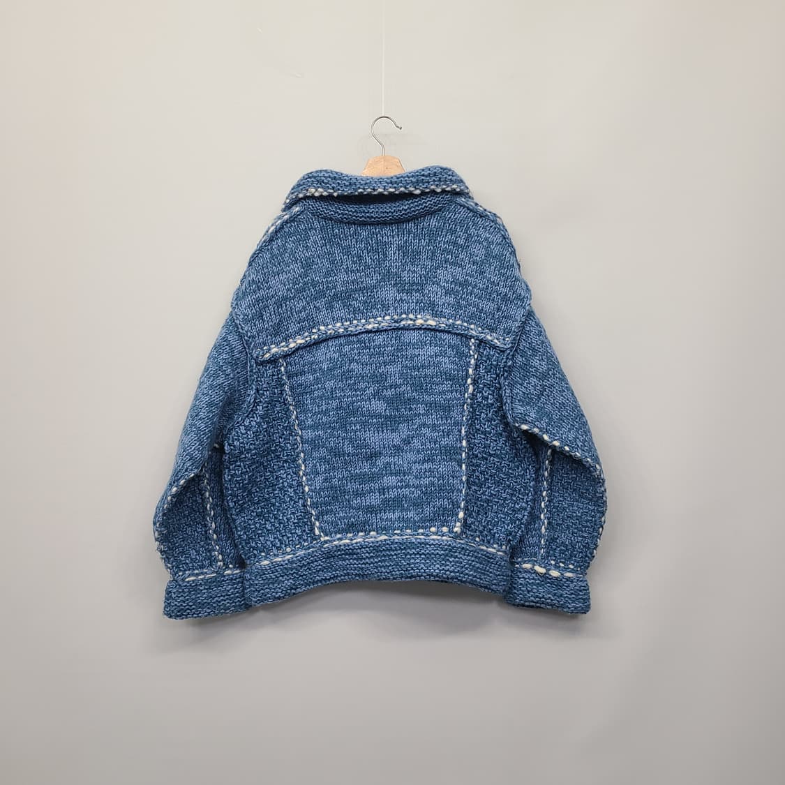 캐피탈 울 핸드 니트 코위찬 G쟌 블루 (EK-1344) 상품이미지5