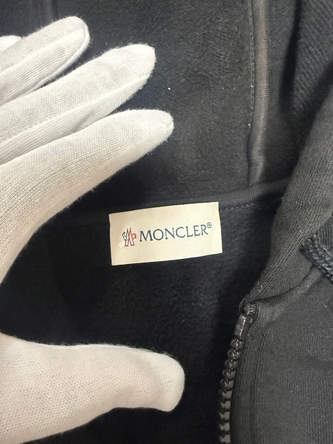 몽클레어 후드집업 블랙 S 상품이미지3