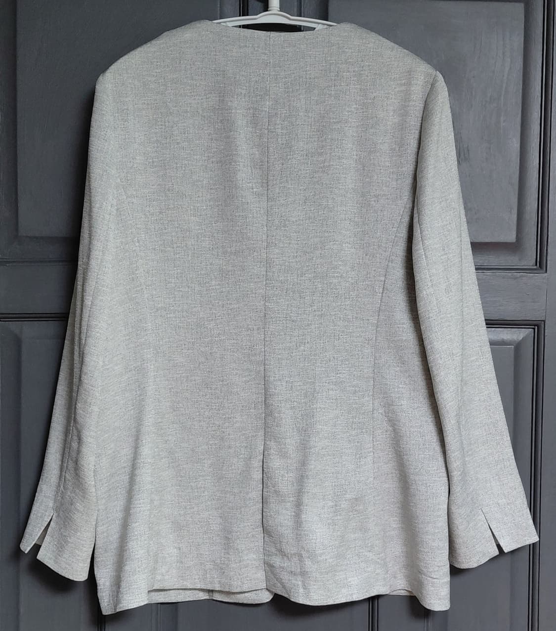 THE SUIT COMPANY she 노칼라 린넨라이크 자켓 (40) 상품이미지9