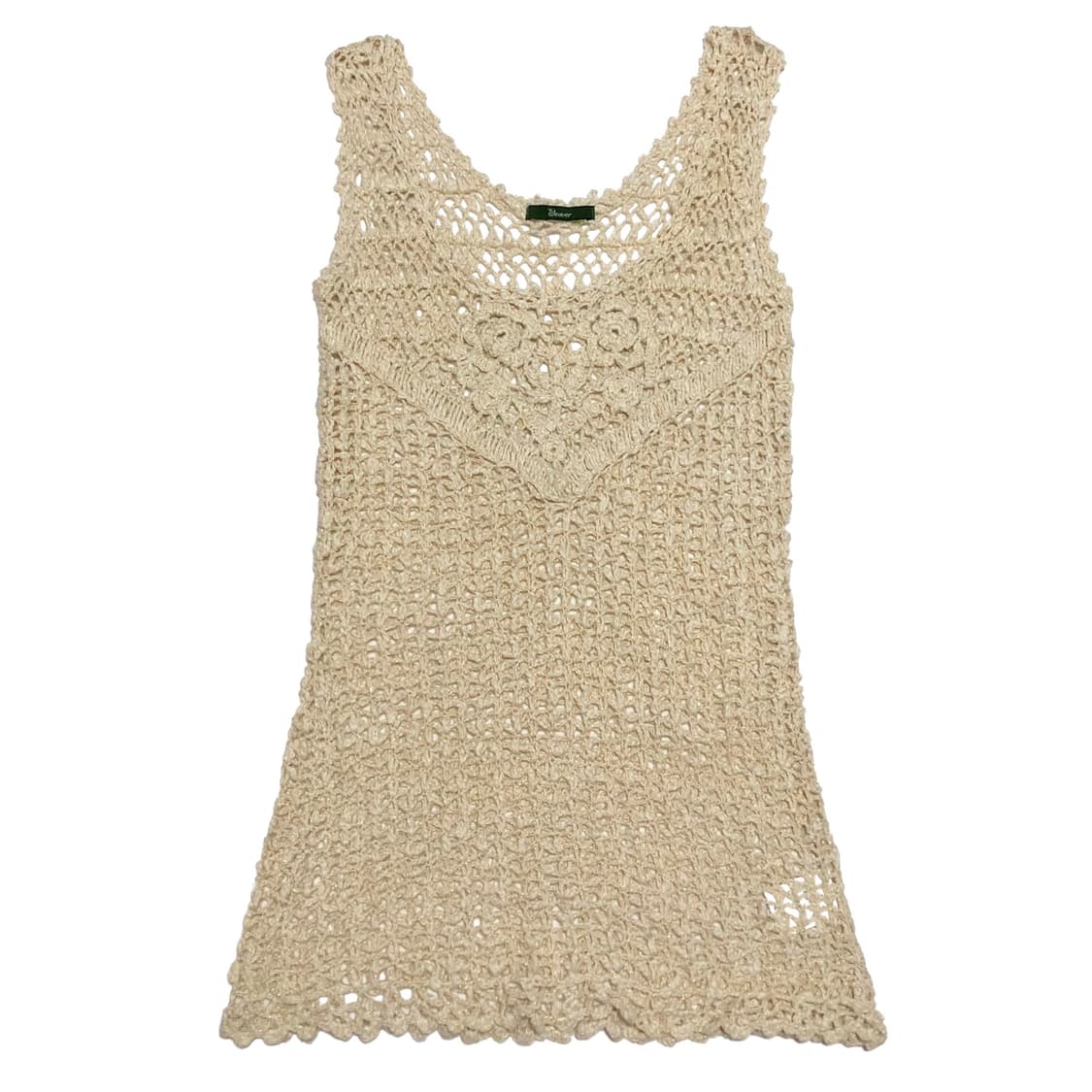 Weaver Flower Crochet knit vest 상품이미지1