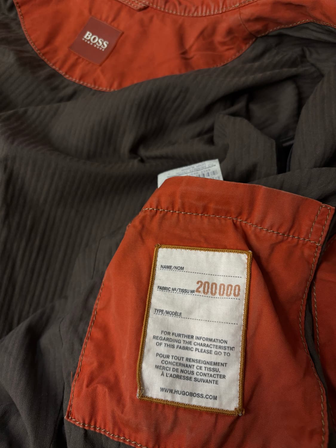 휴고보스 오렌지 피그먼트 싱글자켓 상품이미지7