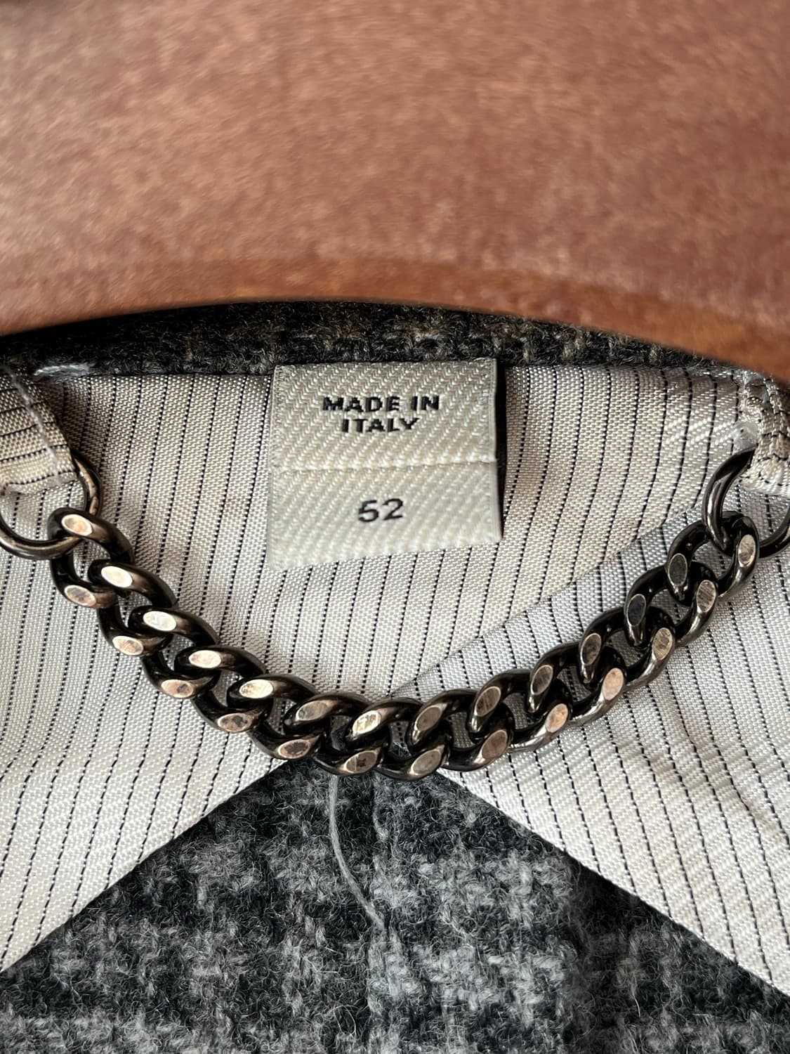 버버리 런던 브라운 체크 블레이저 MADE IN ITALY 상품이미지6