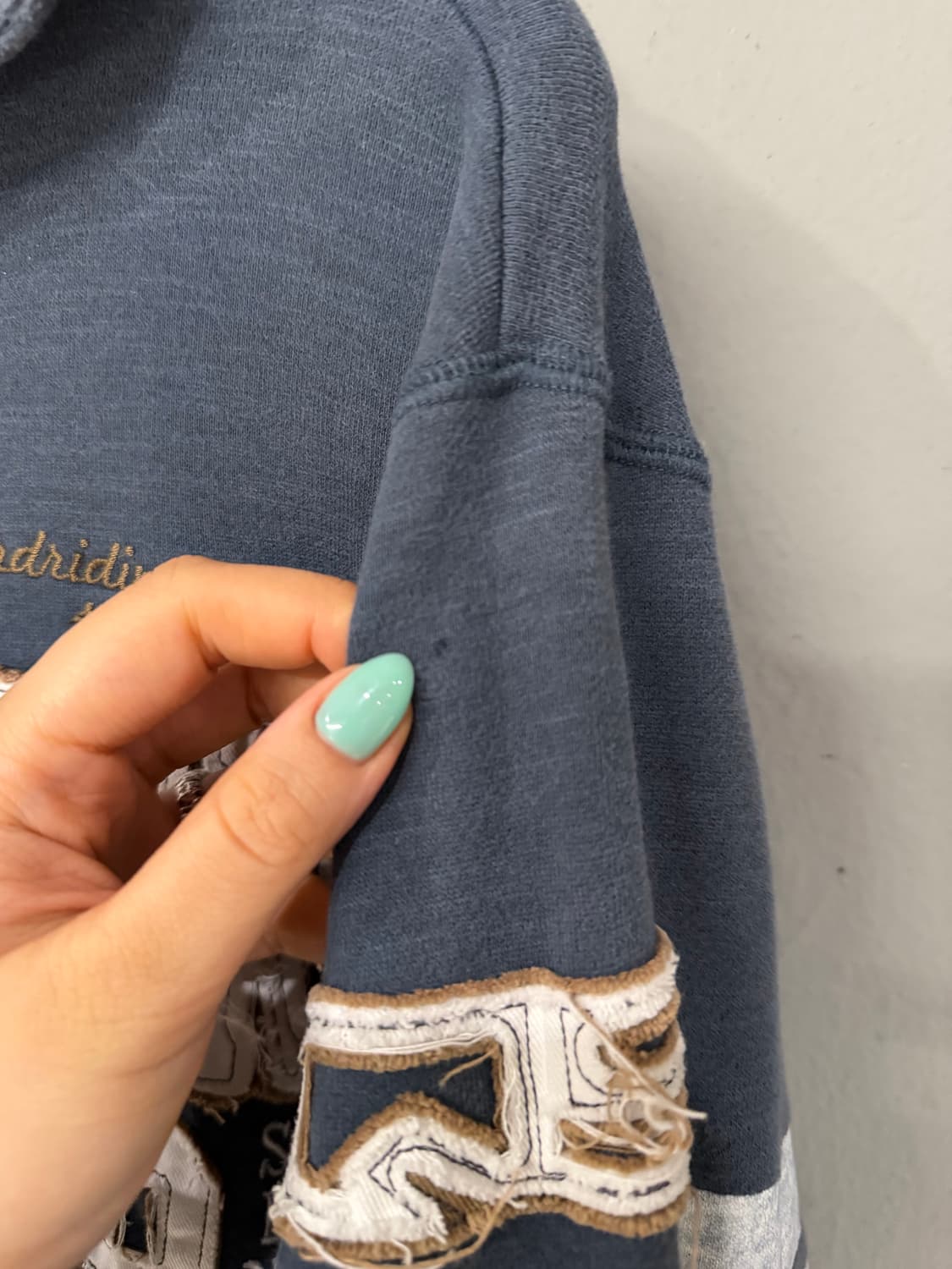 Quiksilver logo oversized hood zip-up 상품이미지7