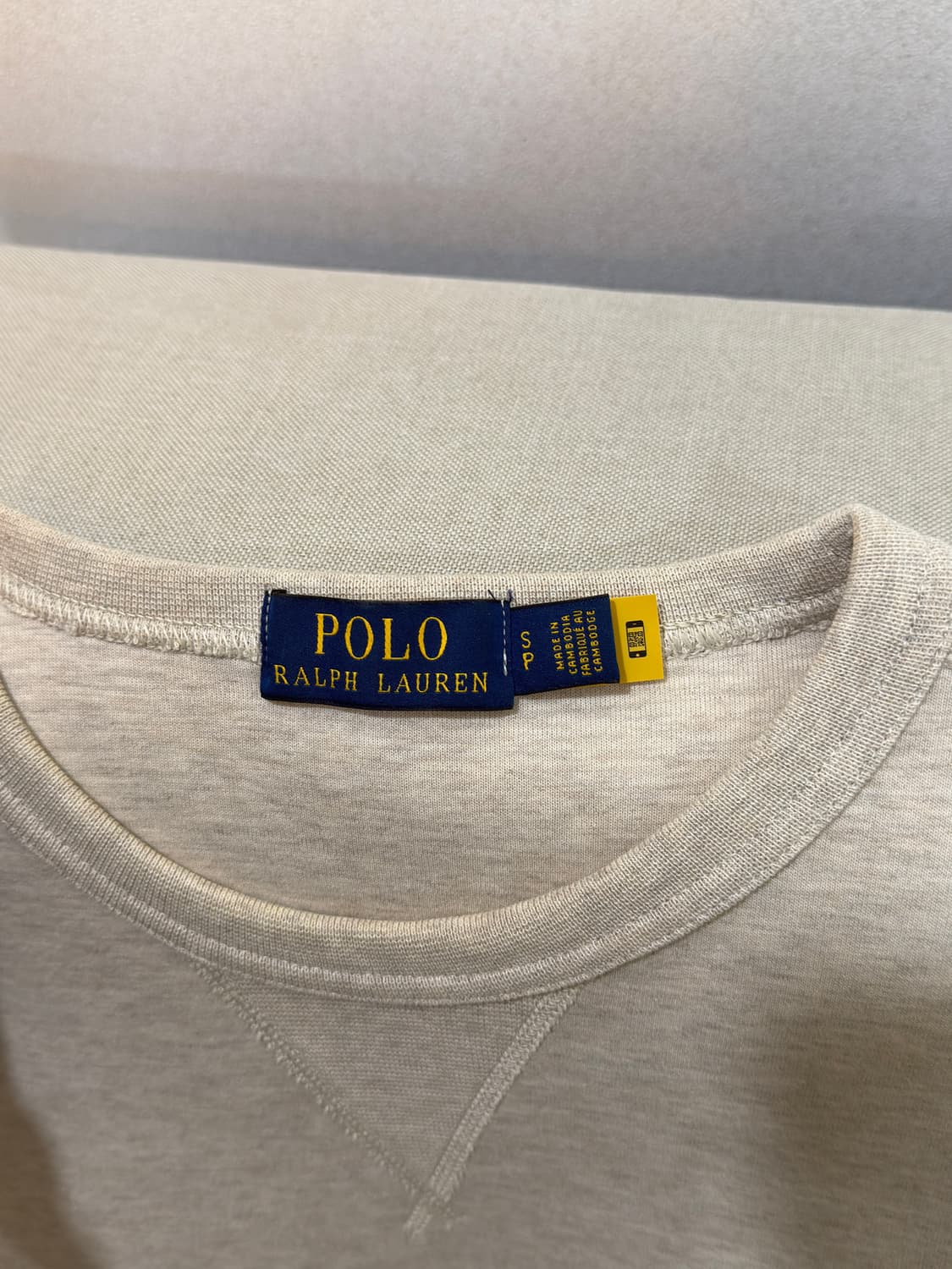 [s] Polo 폴로 랄프로렌 맨투맨 오트밀 베이지 정품 인증o 상품이미지3