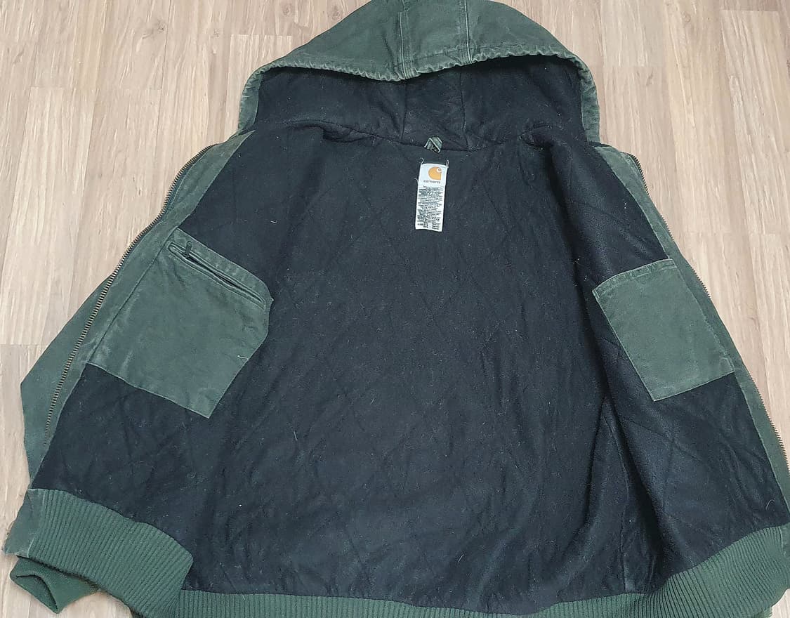 칼하트 j130 MOS 샌드스톤 액티브 자켓 2xl 상품이미지6