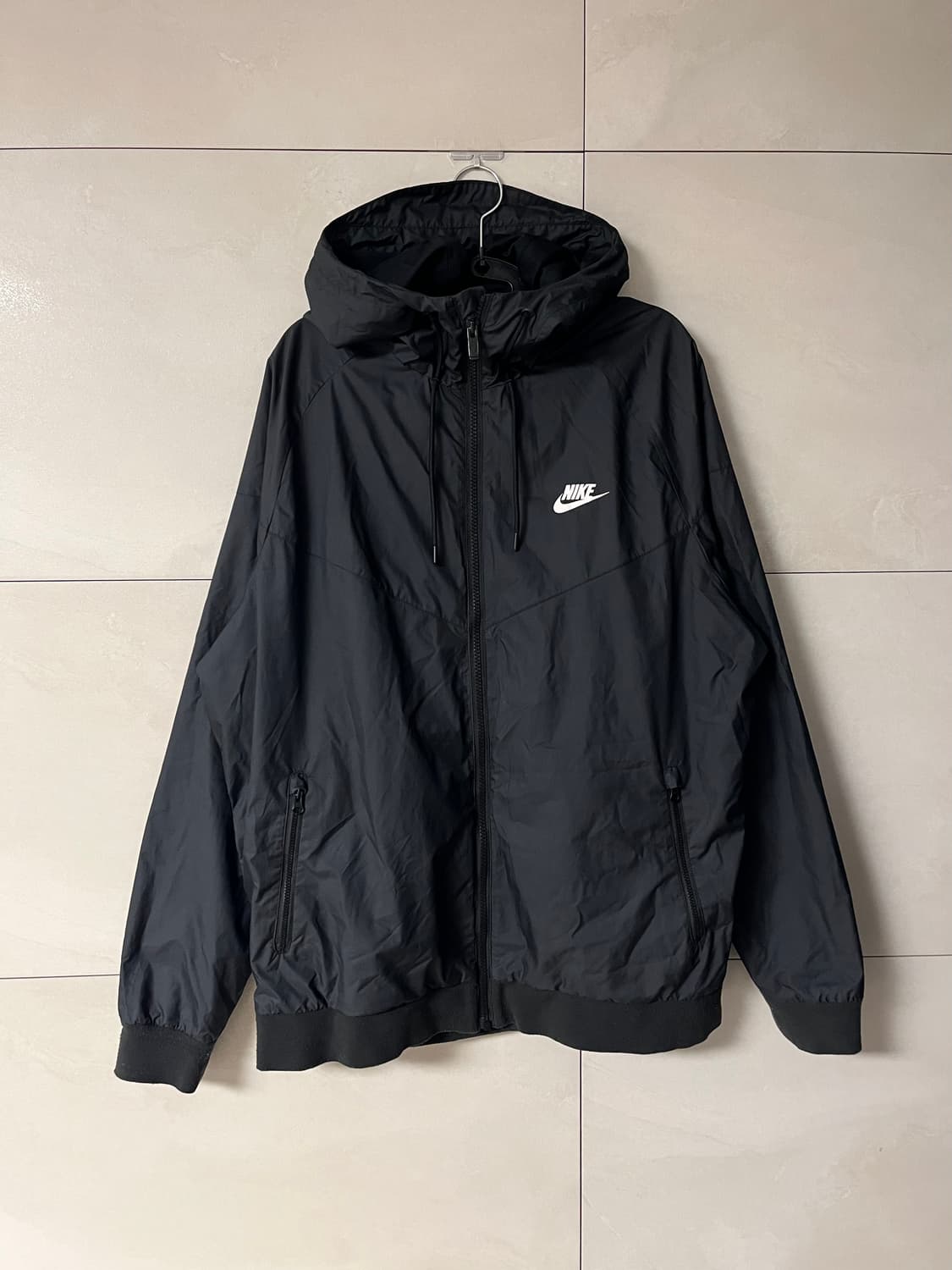 나이키 윈드러너 우븐 바람막이 블랙 [2XL] 상품이미지4